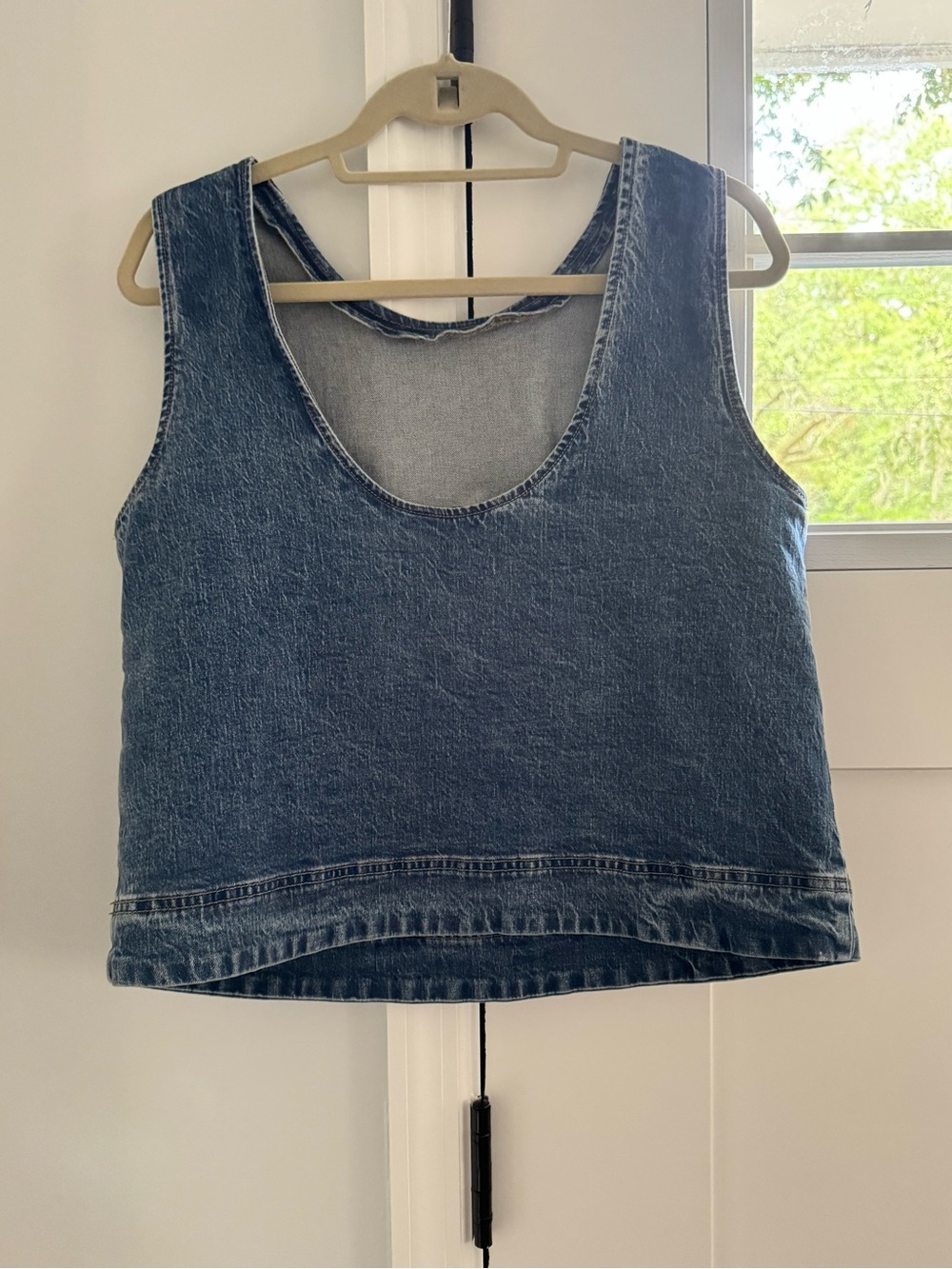 Abercrombie & Fitch Denim Shell Top - Picture 3 of 4